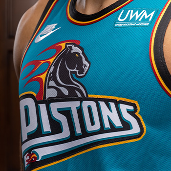 Detroit Pistons Primary Dark Uniform History  Detroit pistons, Basketball  uniforms, Cool shirt designs