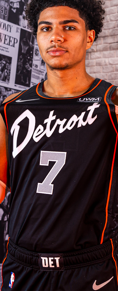 Detroit Pistons playoff jersey
